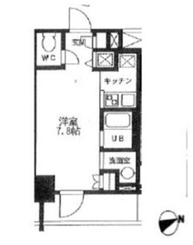 カスタリア門前仲町2 302 間取り図