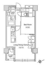 スタイリオ元住吉2 309 間取り図