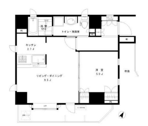 ザ・グランフォーリア目黒オープンスクエア 3階 間取り図