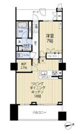タワーテラス目黒青葉台 7階 間取り図