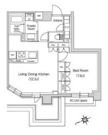 スタイリオ元住吉2 510 間取り図