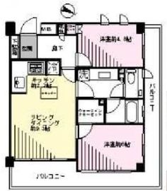 ピアースコード二子玉川 6階 間取り図