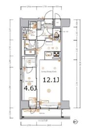 BPRレジデンス浅草 3階 間取り図