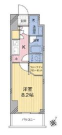 MODIER HATAGAYA (モディア幡ヶ谷) 909 間取り図