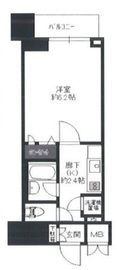 東京蒲田スクエアタワー 15階 間取り図