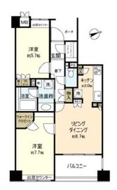 アクシルコート西荻窪 2階 間取り図