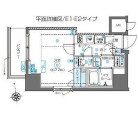 ZOOM東新宿 7階 間取り図