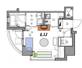 ラグーナ三田 302 間取り図