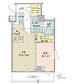 ザ・パークワンズ池上 4階 間取り図