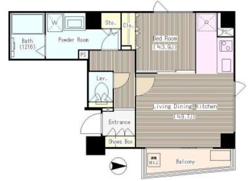 シエルトゥールロジュマン 504 間取り図