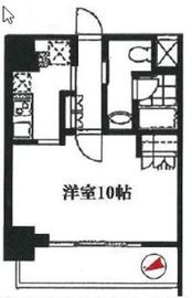 カスタリア門前仲町2 312 間取り図