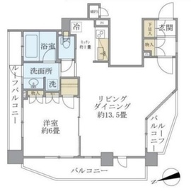 ステージグランデ本郷 14階 間取り図