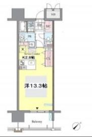 ロイヤルパークス豊洲 334 間取り図