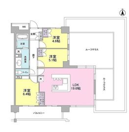 アンビエンテ経堂 601 間取り図