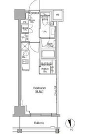 ザ・パークハビオ高円寺レジデンス 610 間取り図