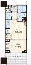 シティタワー銀座東 11階 間取り図