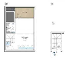 AUBE虎ノ門 102 間取り図