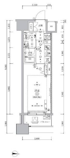 ALTERNA亀戸 (オルタナ亀戸) 703 間取り図