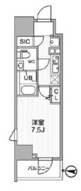 ALTERNA亀戸 (オルタナ亀戸) 205 間取り図