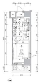 ALTERNA亀戸 (オルタナ亀戸) 1306 間取り図