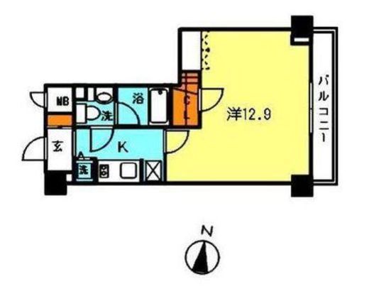 グランハイツ南雪谷 105 間取り図