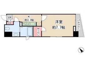 カスタリア銀座2 401 間取り図