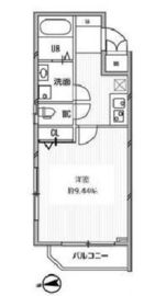 白金高輪レジデンス 501 間取り図