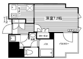 びゅうリエットグラン新宿戸山 209 間取り図