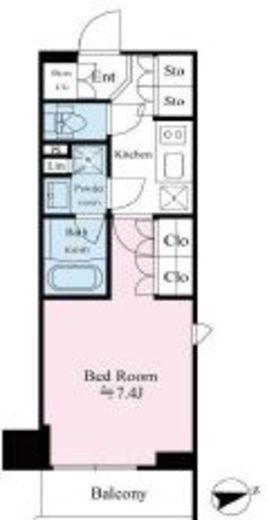 リテラス馬込 105 間取り図