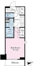 リテラス馬込 105 間取り図
