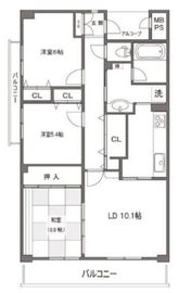 アソシエール中野弐番館 501 間取り図