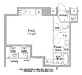 コンフォリア銀座イースト 710 間取り図