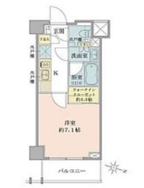 アプリーレ池上 2階 間取り図