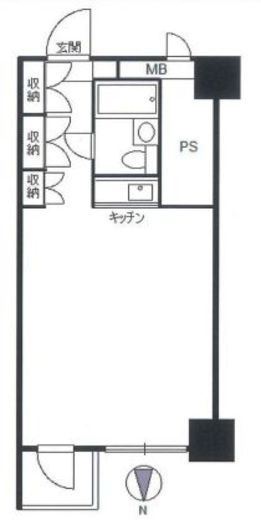 渋谷ホームズ 11階 間取り図