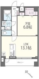 コリーヌ池田山 202 間取り図