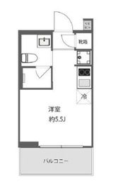 プラウド中目黒 4階 間取り図