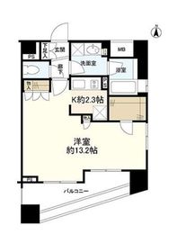 プライア渋谷 11階 間取り図