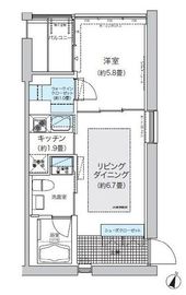 ガーデニエール砧ウエスト 539 間取り図