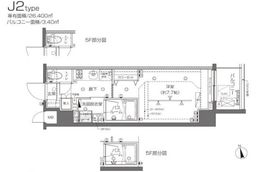 ZOOM大塚 2階 間取り図