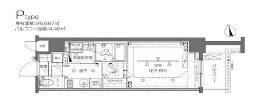 ZOOM大塚 1階 間取り図