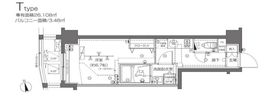 ZOOM大塚 4階 間取り図