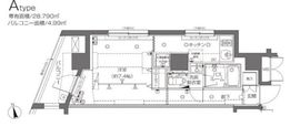 ZOOM大塚 2階 間取り図