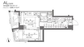 ZOOM大塚 7階 間取り図