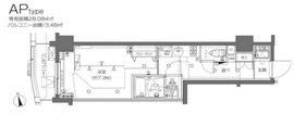 ZOOM大塚 8階 間取り図