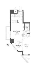 アイフラット文京本駒込 201 間取り図