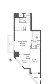 アイフラット文京本駒込 1201 間取り図