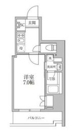 レジディア文京本郷3 804 間取り図