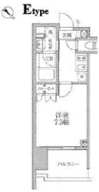 レジディア文京本郷3 1004 間取り図