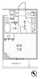 ALTERNA池袋EAST (オルタナ池袋イースト) 202 間取り図