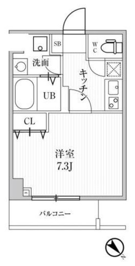 ALTERNA池袋EAST (オルタナ池袋イースト) 602 間取り図